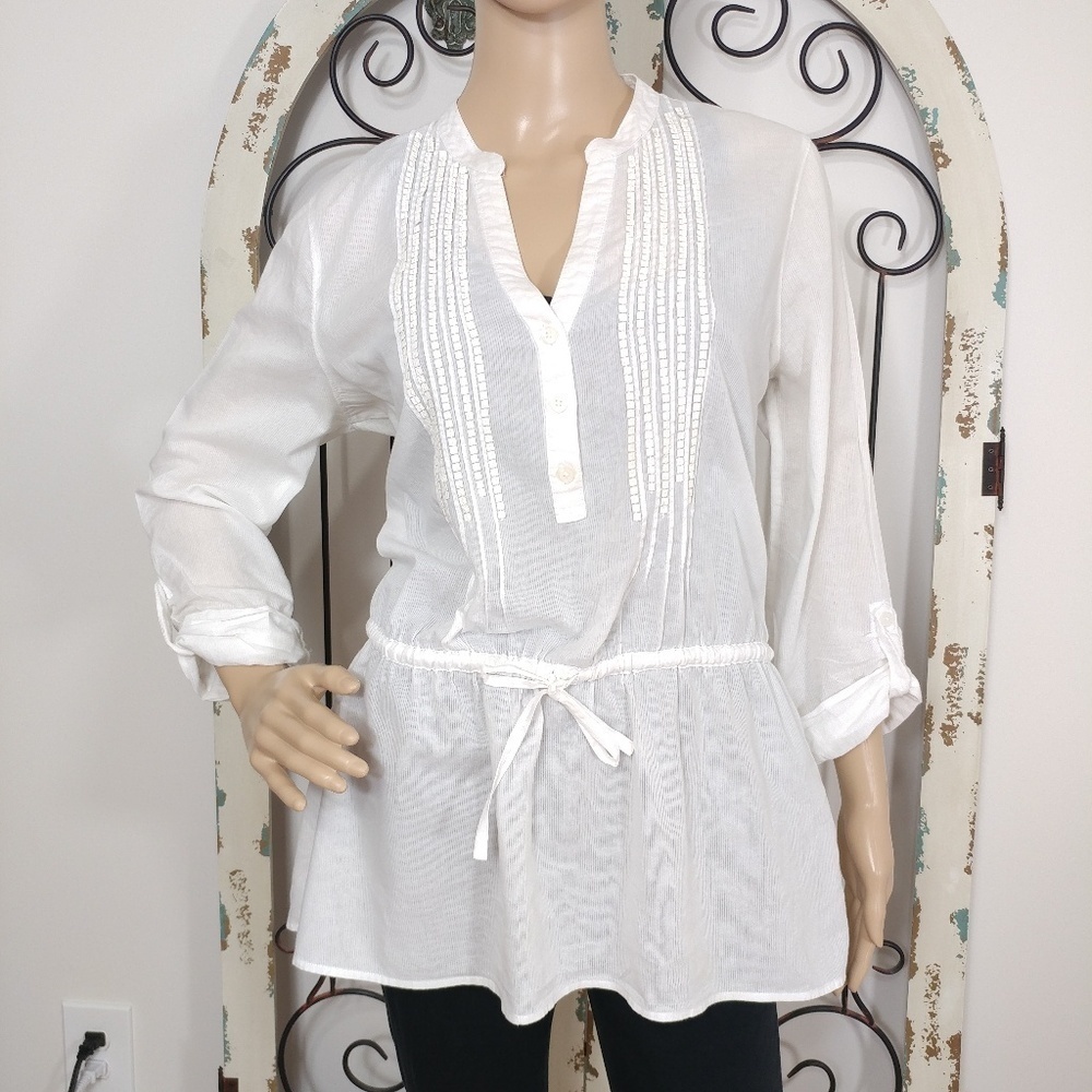 Calvin Klein white blouse blouse medium